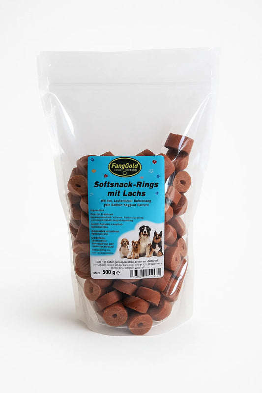 FangGold Softsnack-Rings with Salmon 500gr