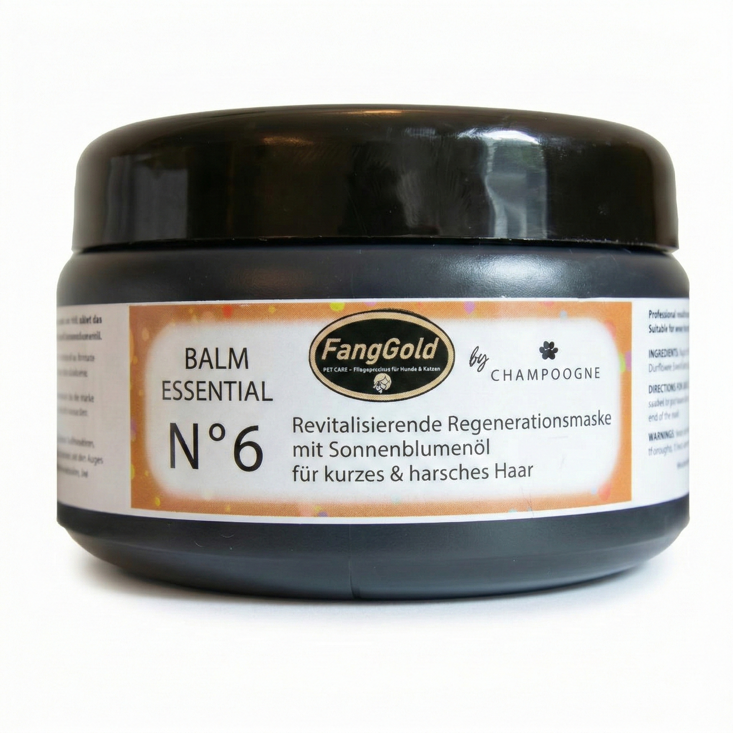 FangGold by CHAMPOOGNE Balm No.6 Regeneration Mask with Sunflower oil