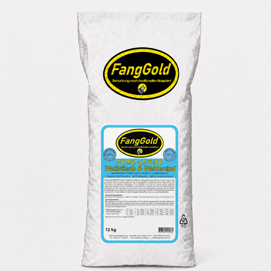 FangGold Primo Nature White Fish & Willow Beef 12kg